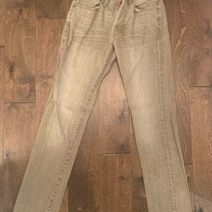 Never worn Lucky Brand Jeans (light sand color)